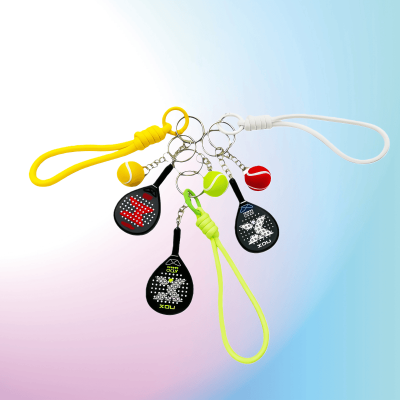 Badminton Score Counter - Nox Keychain，padel accessories,Ball Shape,Colorful Strap,Perfect Christmas