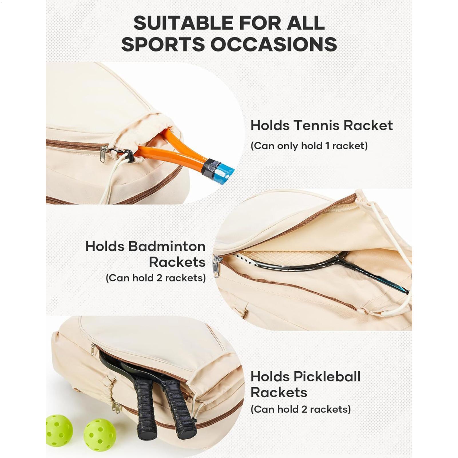 Pickleball Paddle Bag Holds 2  - Backpack Racket Bag review and price