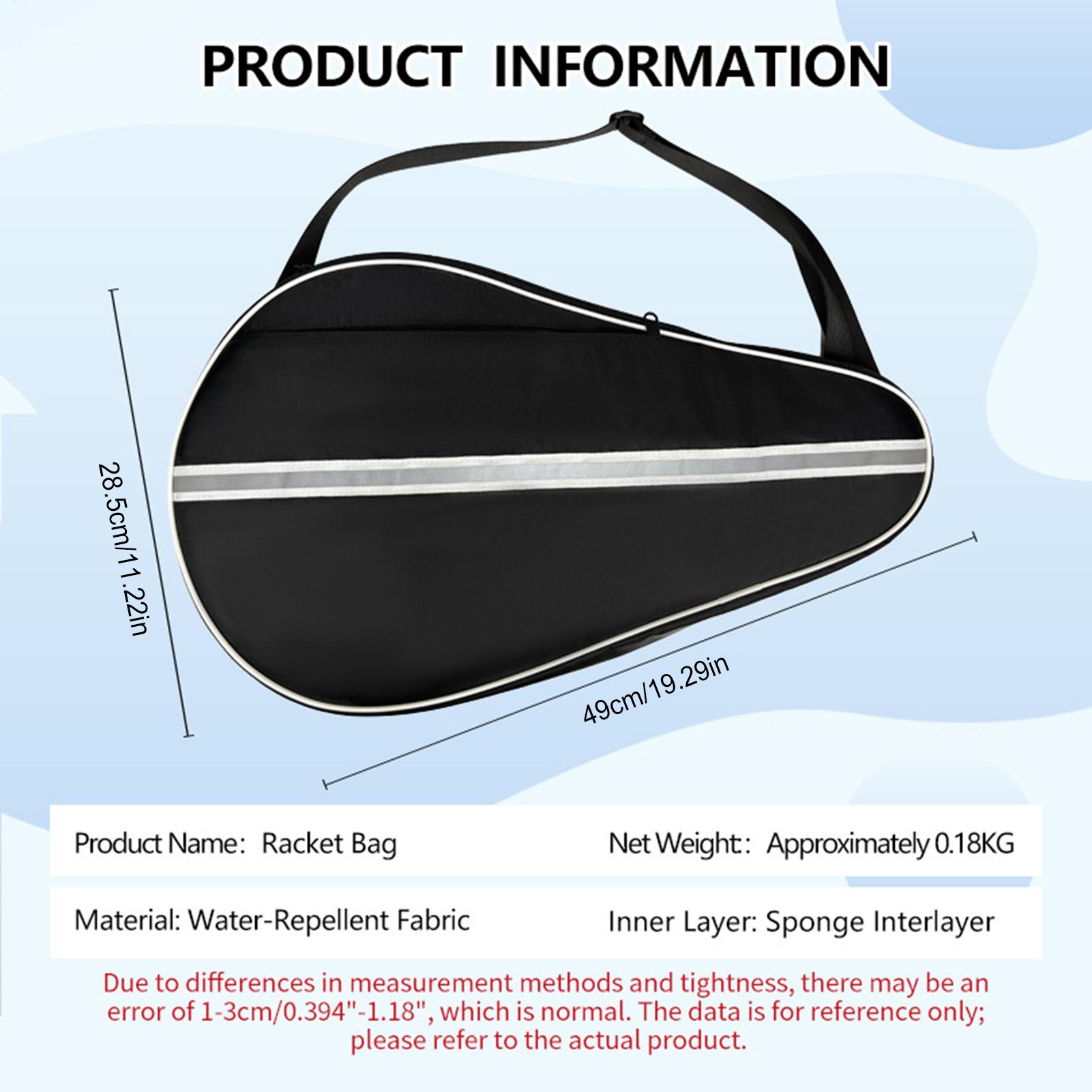 Adjustable Padded Tennis Racke - Backpack Racket Bag review and price