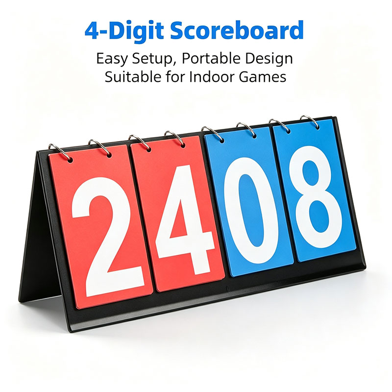 4‑Digit Flip Scoreboard Portab - Badminton Score Counter review and price
