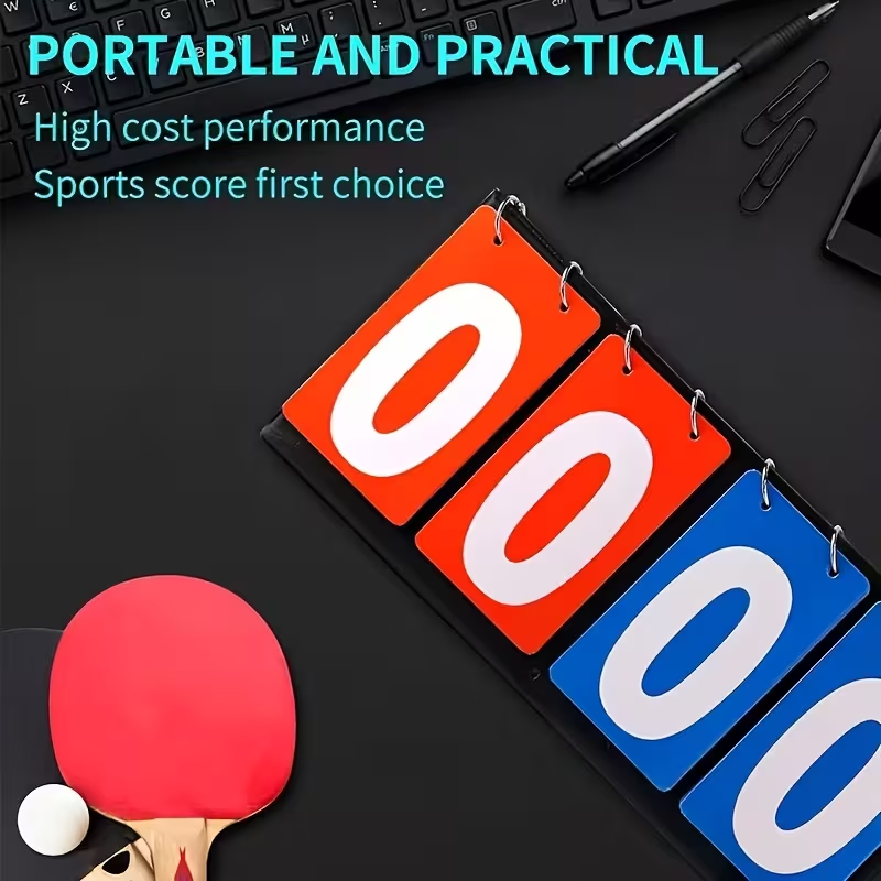 4‑Digit Flip Scoreboard Portab - Badminton Score Counter review and price