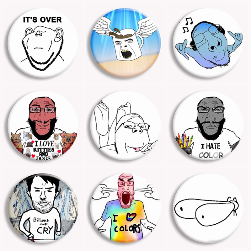 Wojak Soyjak Its Over Funny Me - Badminton Meme review and price