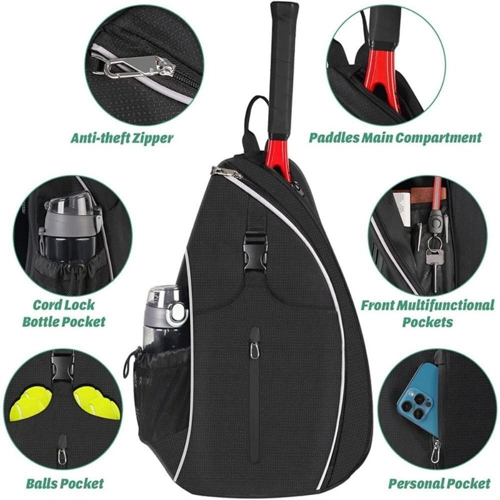 Zipper Closure Pickleball Rack - Backpack Racket Bag review and price